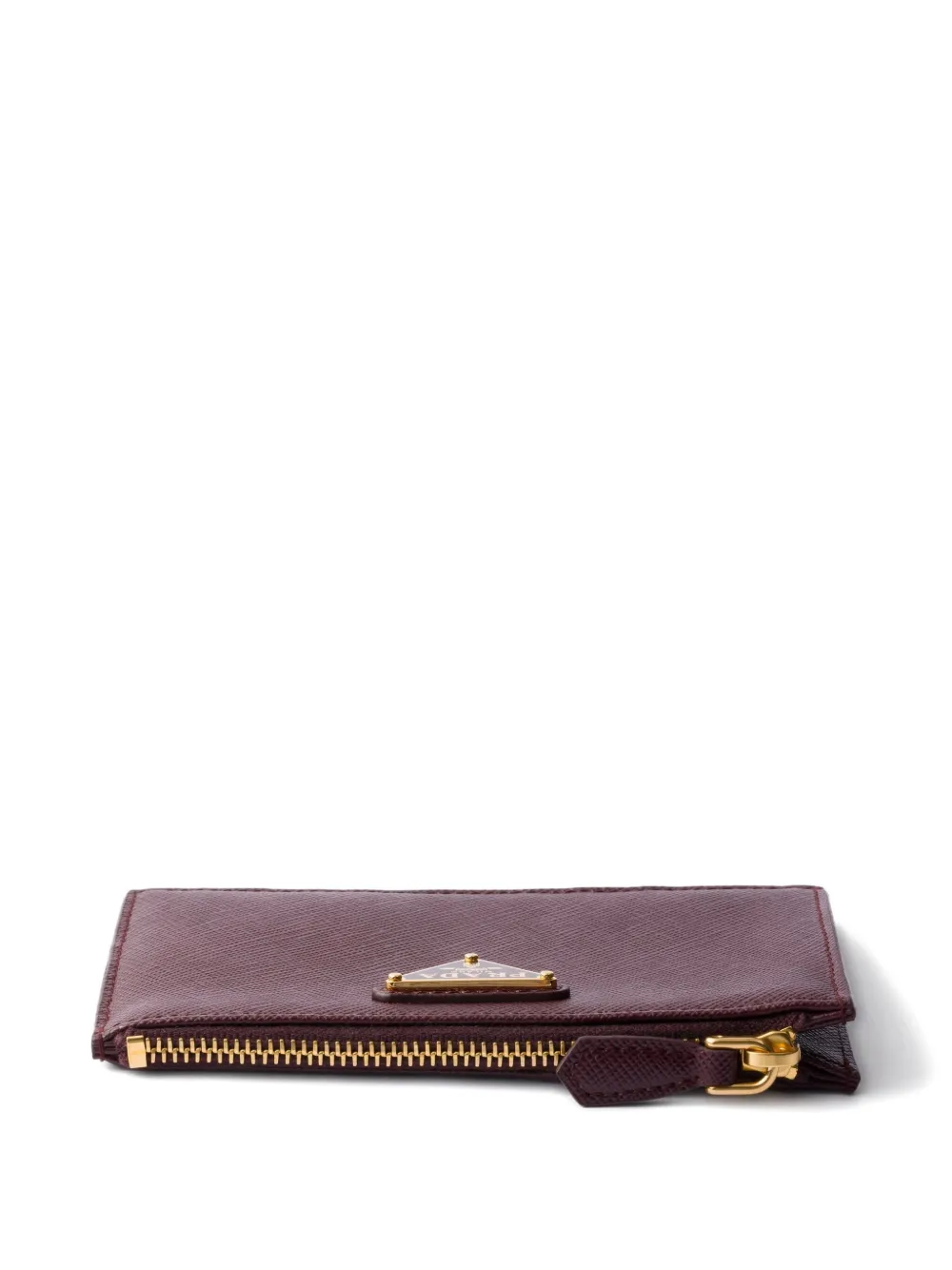Prada Pasjeshouder van saffiano leer Rood