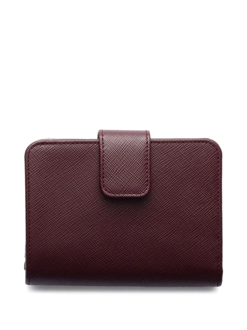 Prada Saffiano leren portemonnee - Rood