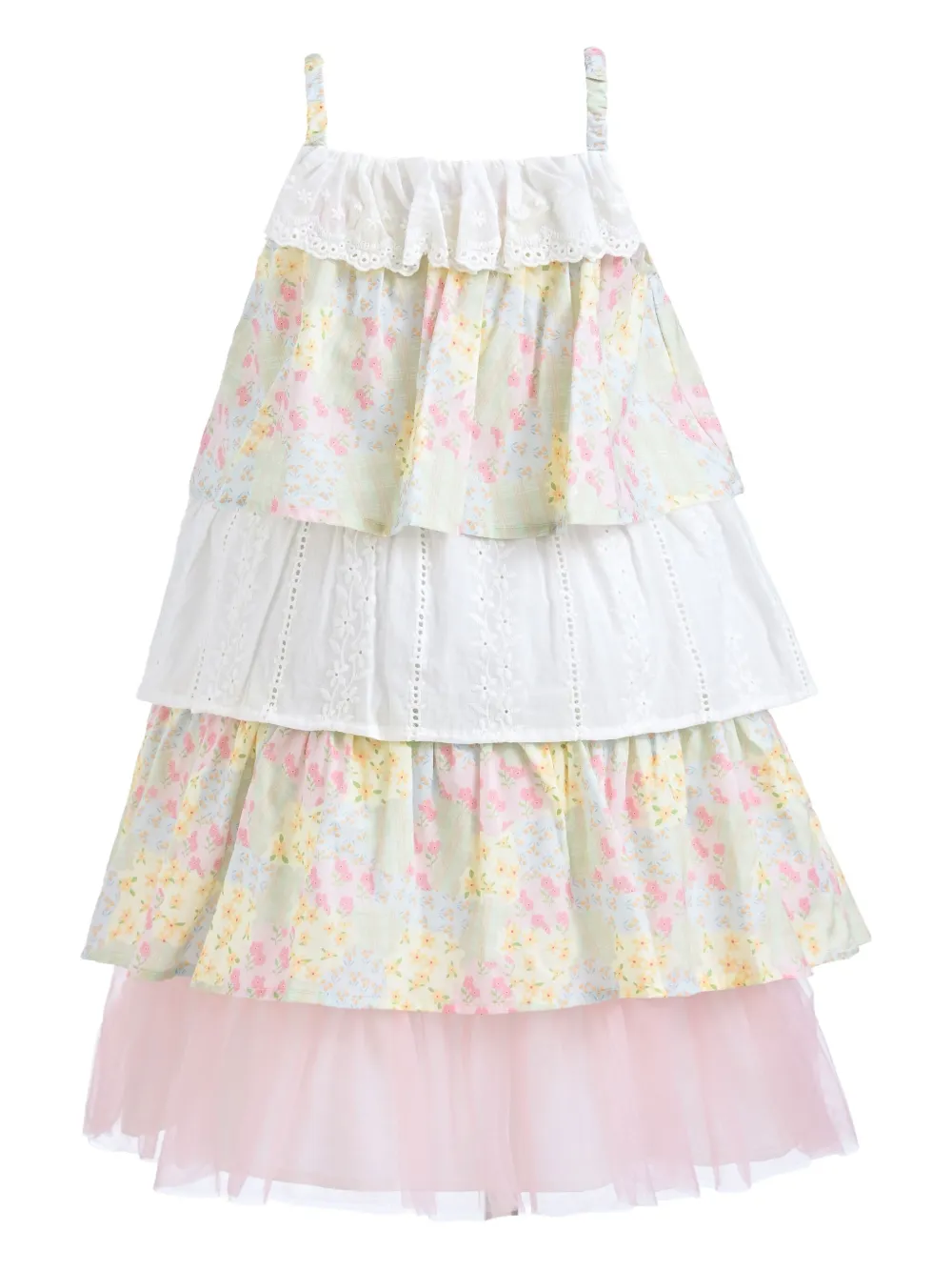 Mimi Tutu floral-print tiered dress | Girls Casual Dresses | Image 2