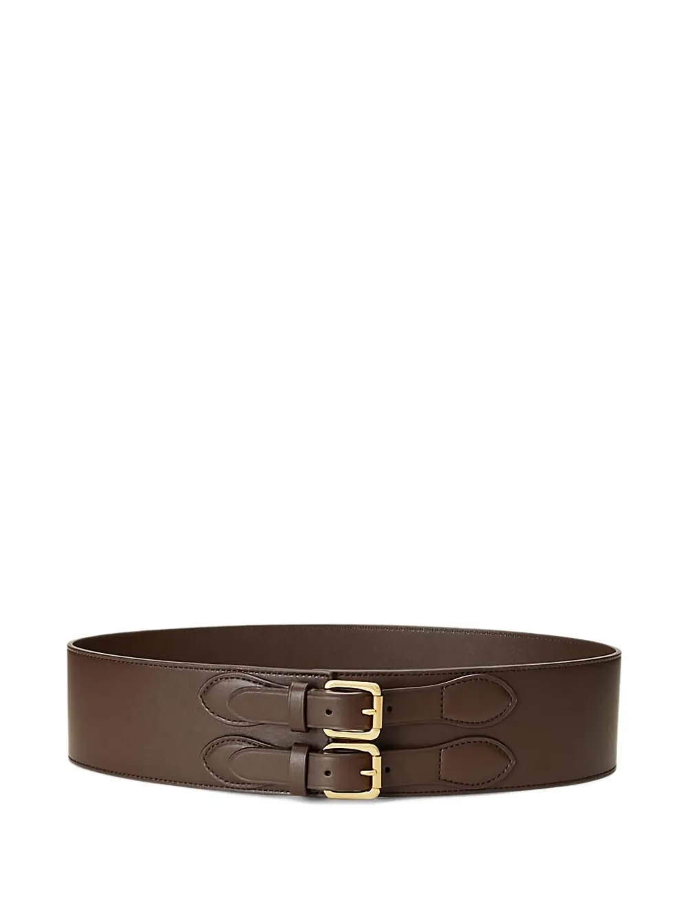 Lauren Ralph Lauren Leren riem Bruin