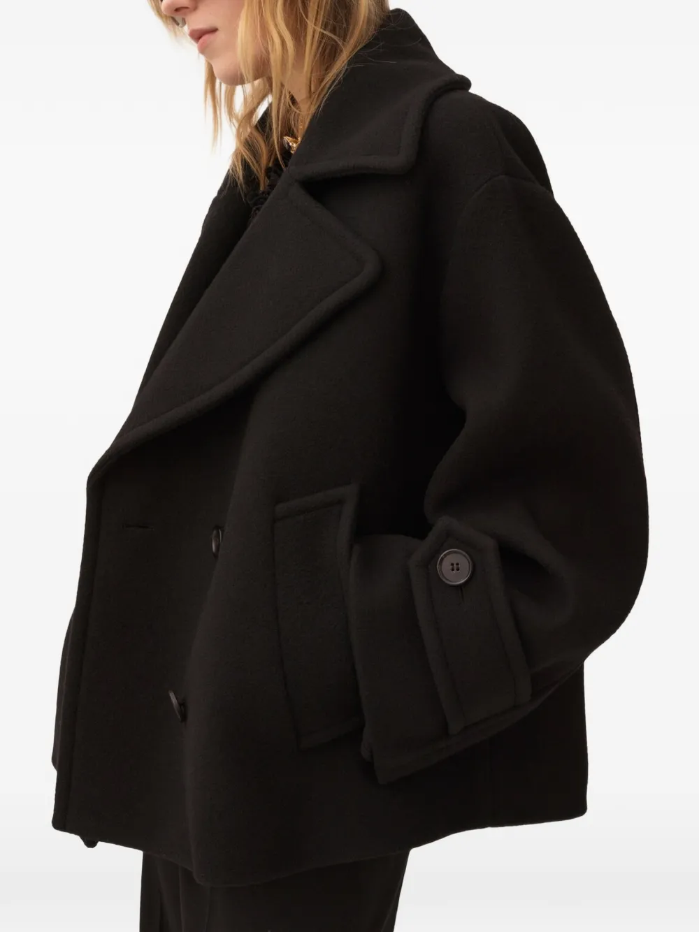 Chloé Jack met dubbele rij knopen 001 BLACK