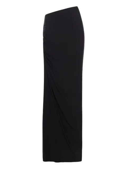 Alaïa draped maxi skirt