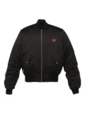 MCM x Snipes satin bomber jacket - Black
