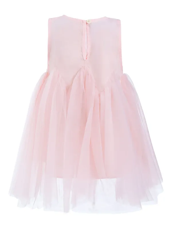 Mimi Tutu Vestido Sin Mangas Con Detalles De Tul Rosado