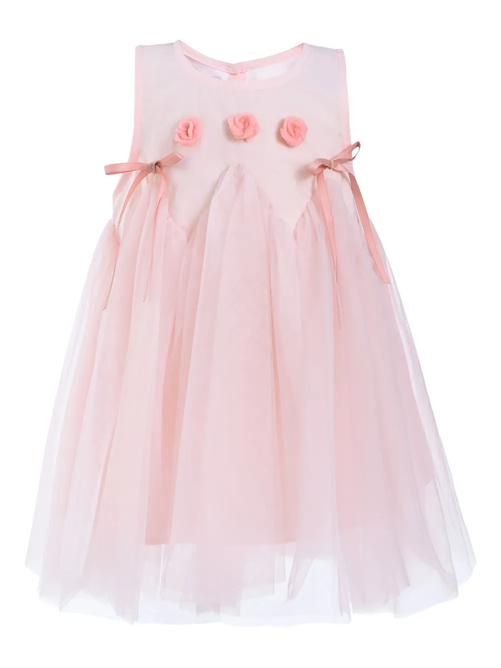 Mimi Tutu Mouwloze jurk verfraaid met tule Roze