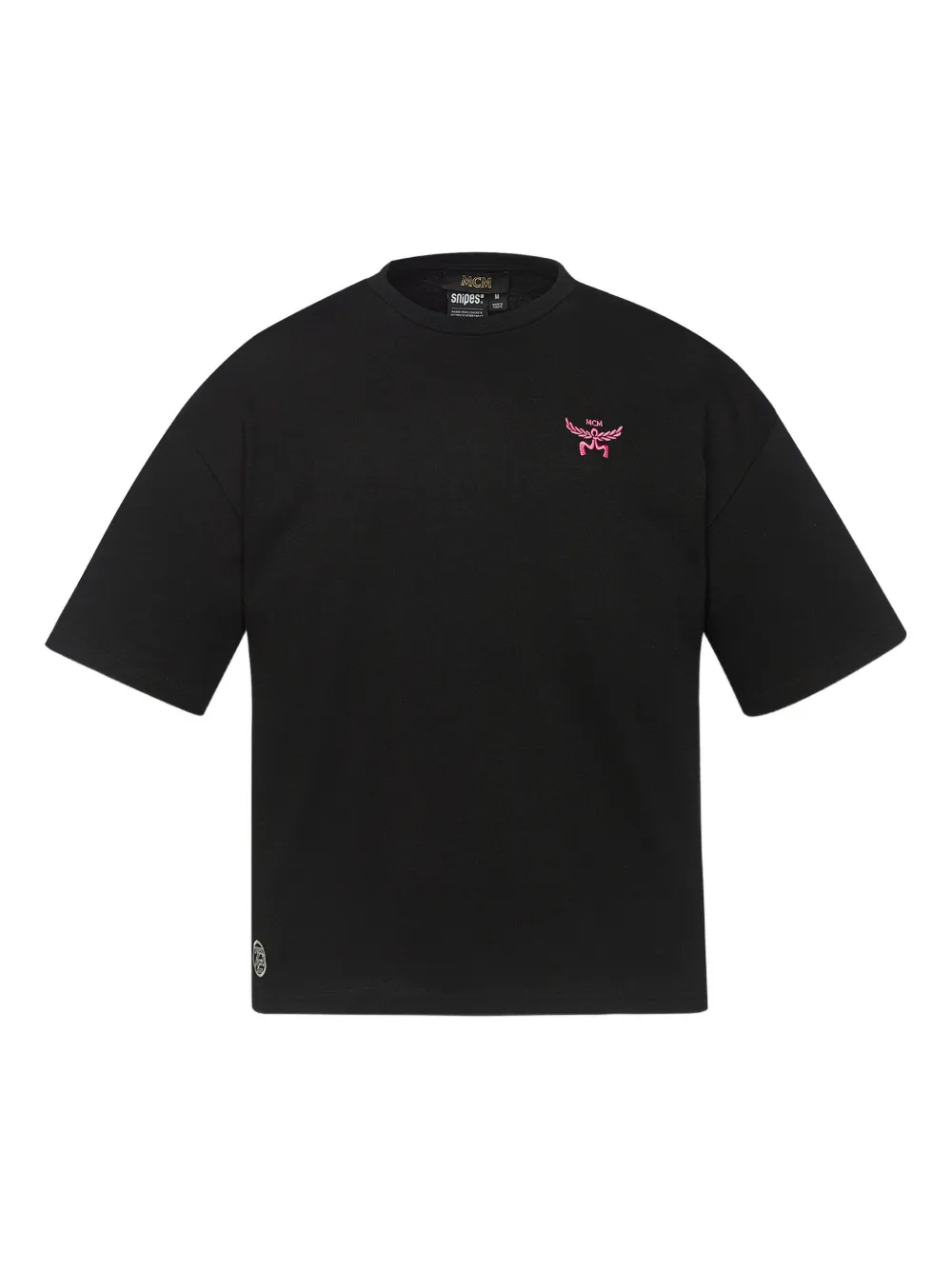 MCM x SNIPES T-shirt met stras en logoprint Zwart