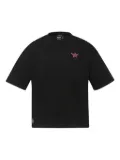 MCM x SNIPES rhinestone logo-print T-shirt - Black