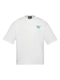 MCM x SNIPES rhinestone logo-print T-shirt - White