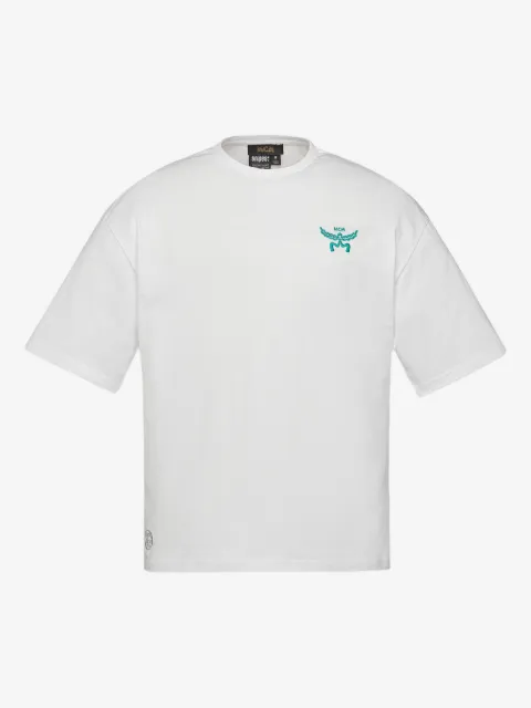MCM x SNIPES rhinestone logo-print T-shirt