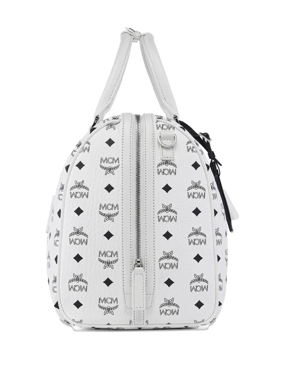 MCM Reistas met logoprint Wit