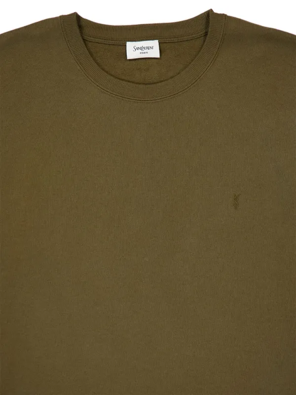 Saint Laurent エンブロイダリーセーター | グリーン | FARFETCH JP