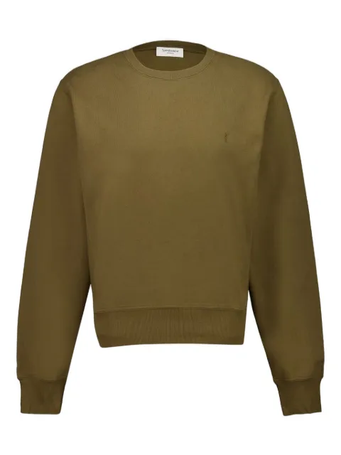 Saint Laurent embroidery cotton sweater