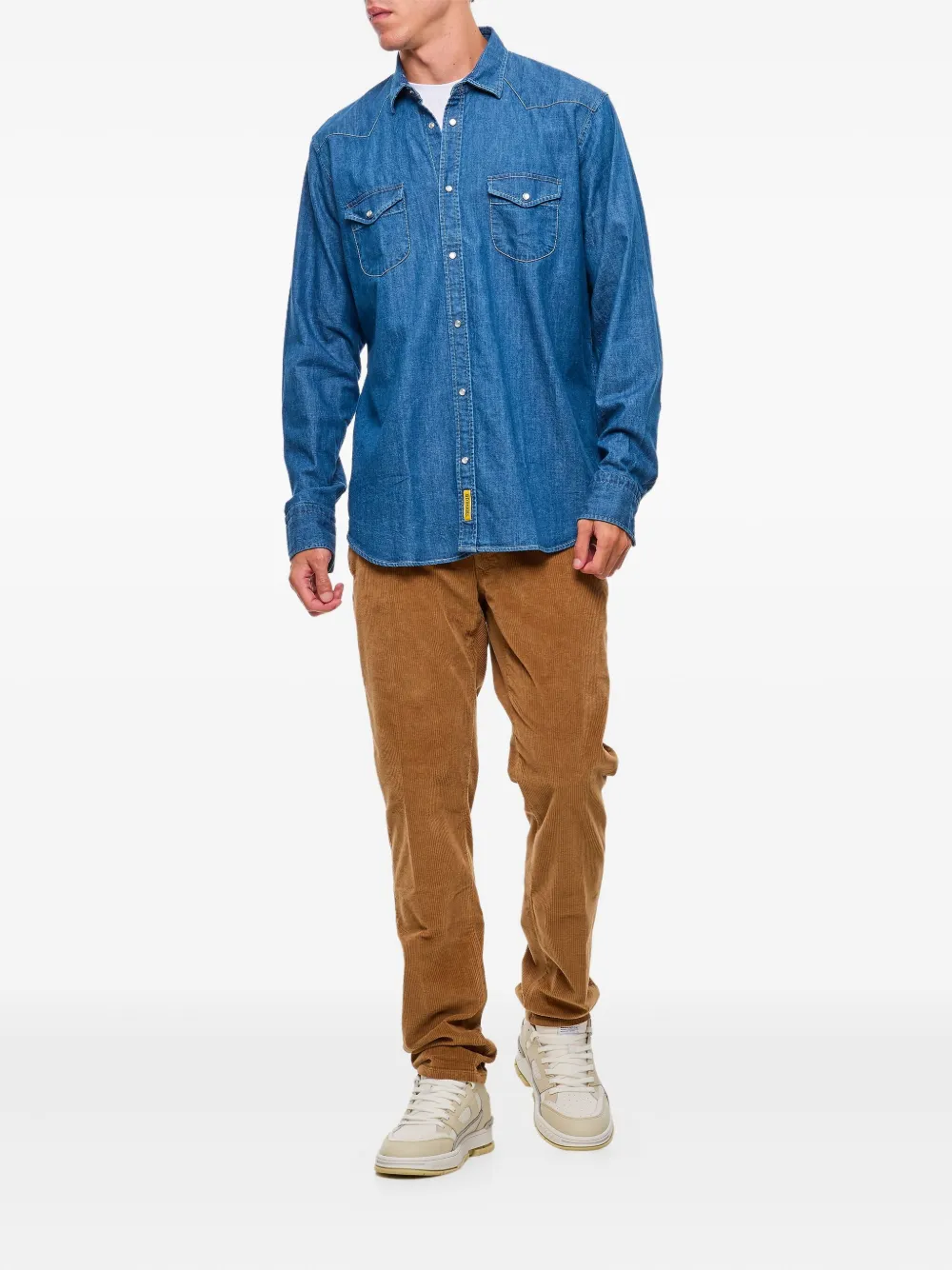 B.D. Baggies button-fastening chest-pocket shirt | Image 2