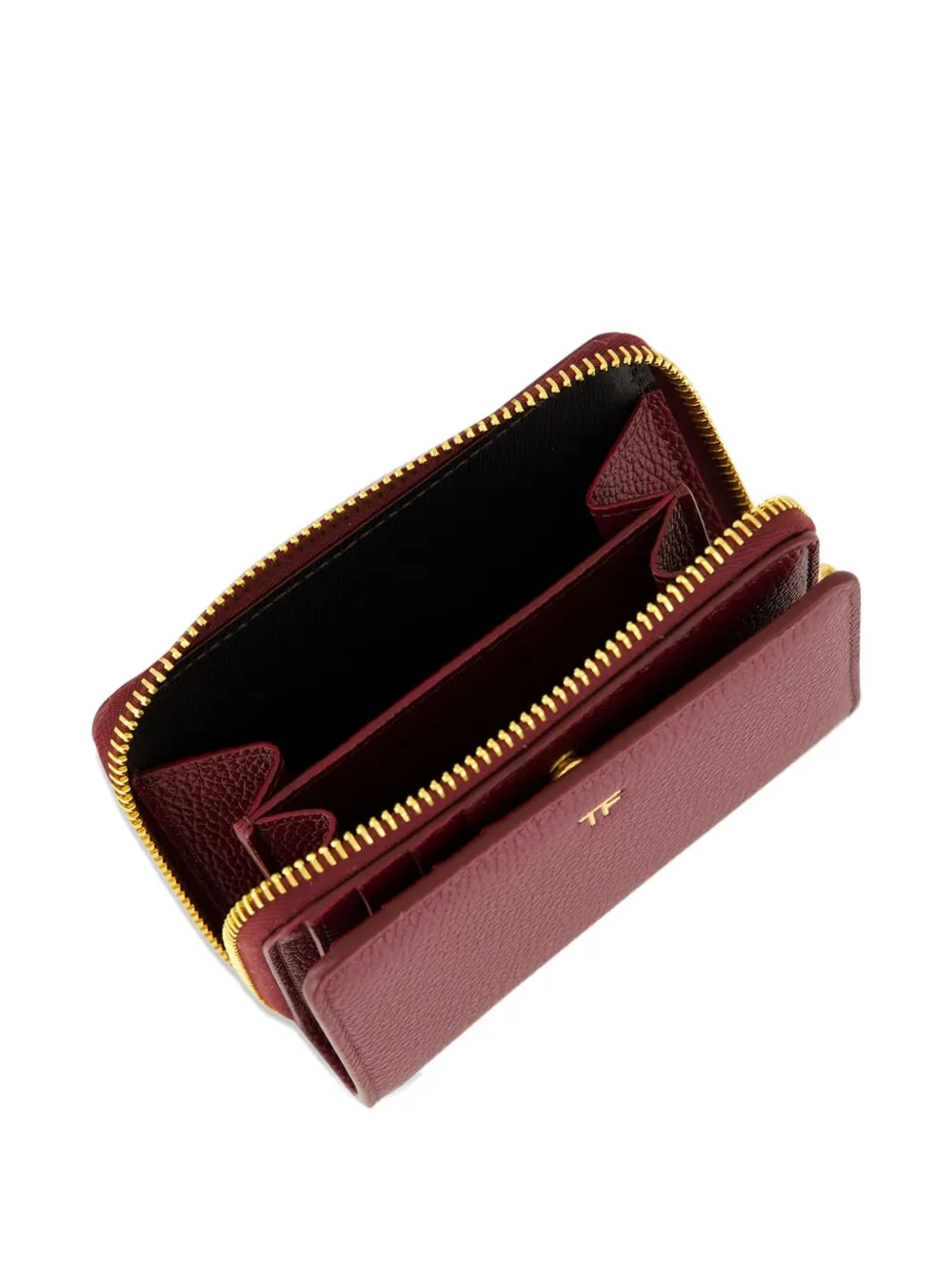 TOM FORD Leren portemonnee Rood