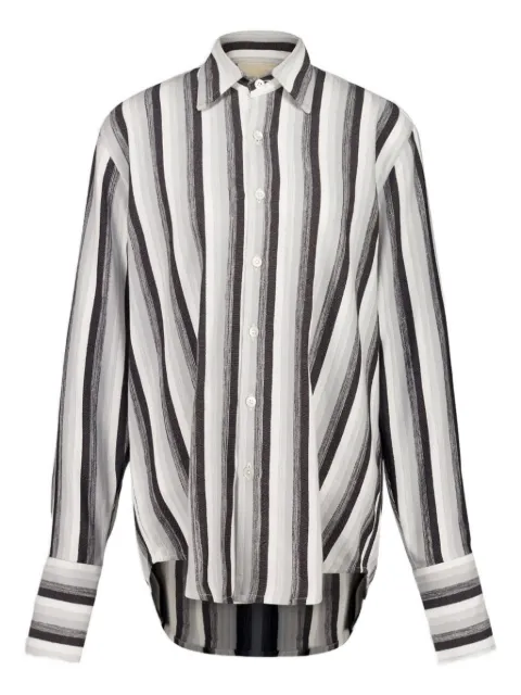 Marrakshi Life French-cuff striped shirt