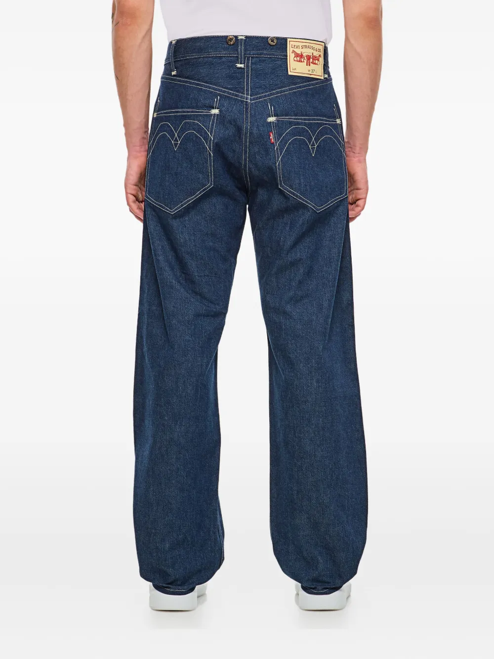 Junya Watanabe MAN x Levi's button-zip Jeans | Blue | FARFETCH