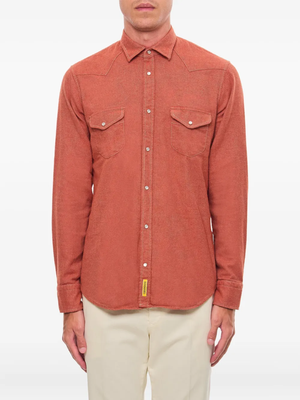 B.D. Baggies button-chest pocket shirt | Orange | Image 1
