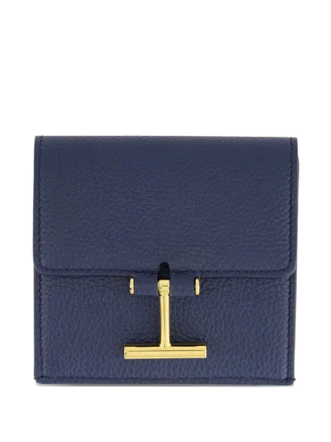 TOM FORD Tara logo-clasp grain-leather cardholder