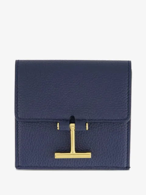 TOM FORD Tara logo-clasp grain-leather cardholder