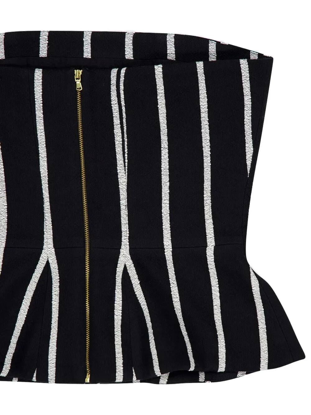 Marrakshi Life Gestreepte top Zwart