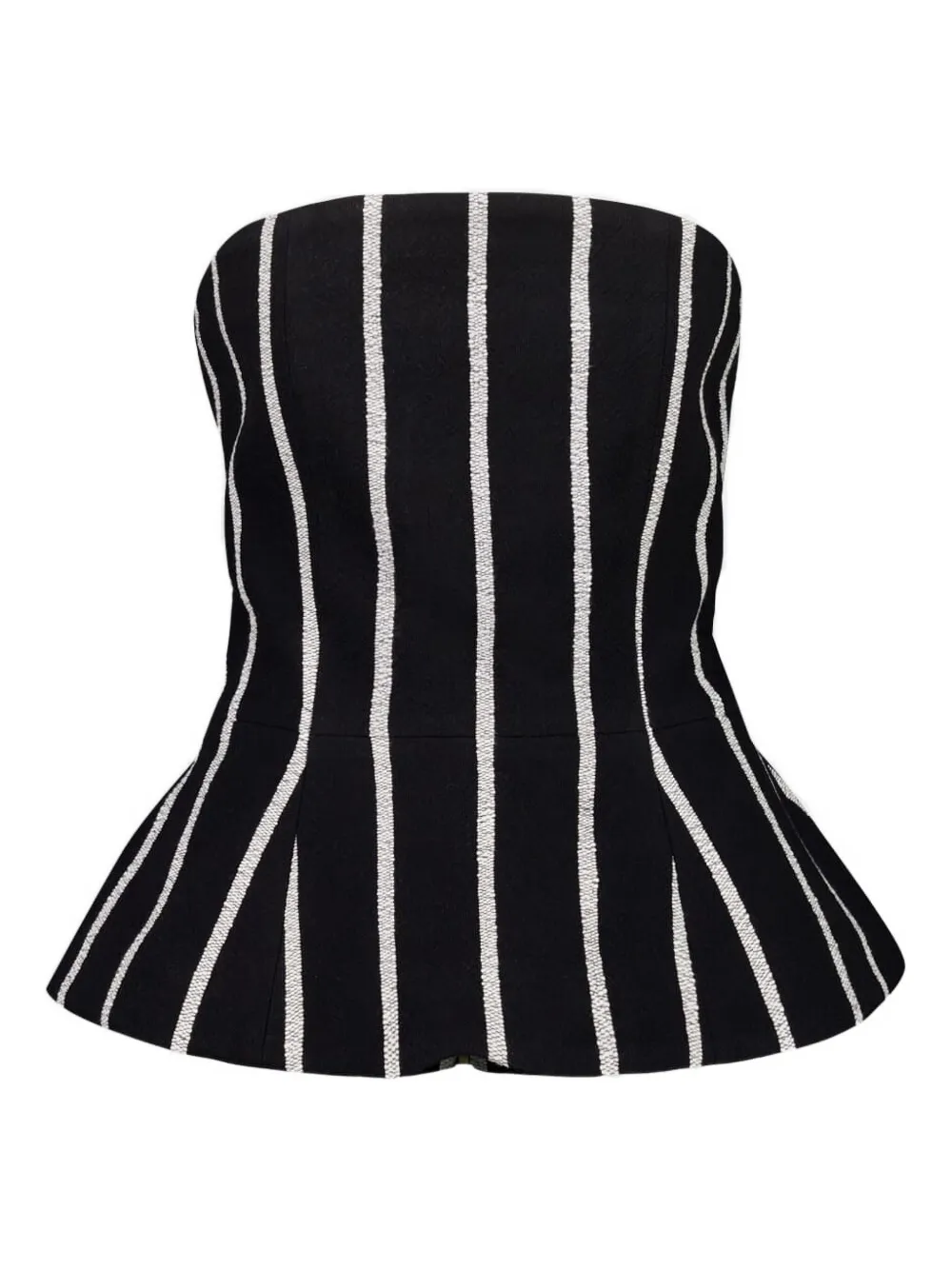 Marrakshi Life top con peplum | negro | Image 1