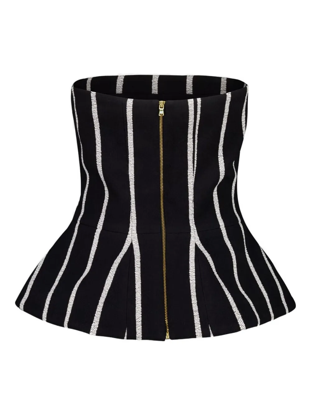 Marrakshi Life Gestreepte top Zwart