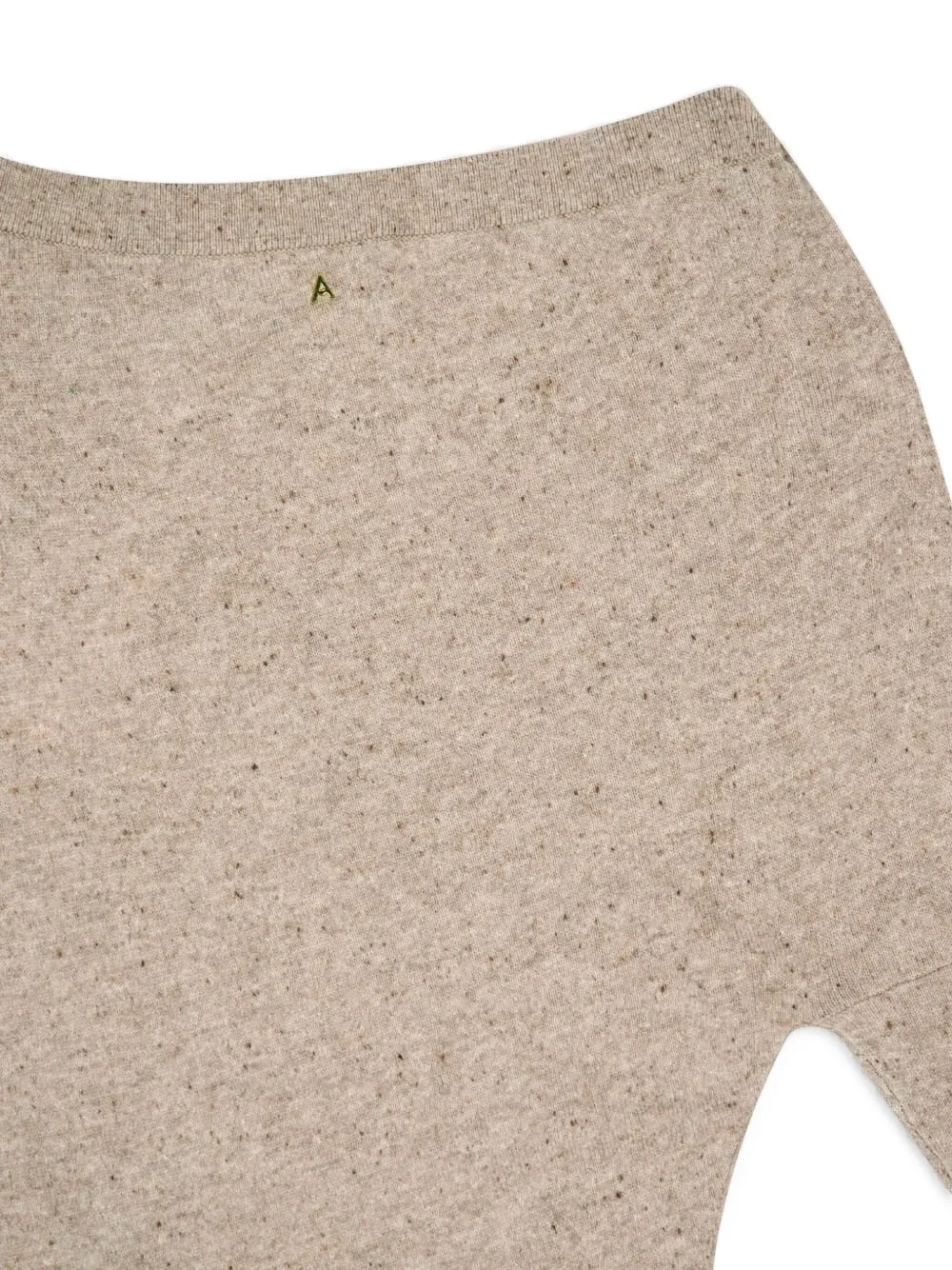 Altuzarra Kasos asymmetrische kasjmier jurk Beige