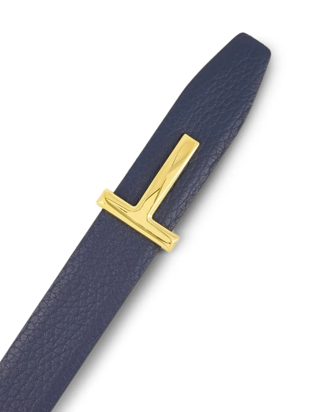 TOM FORD Leren riem Blauw