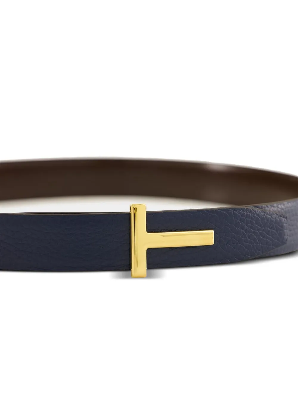 TOM FORD Leren riem - Blauw