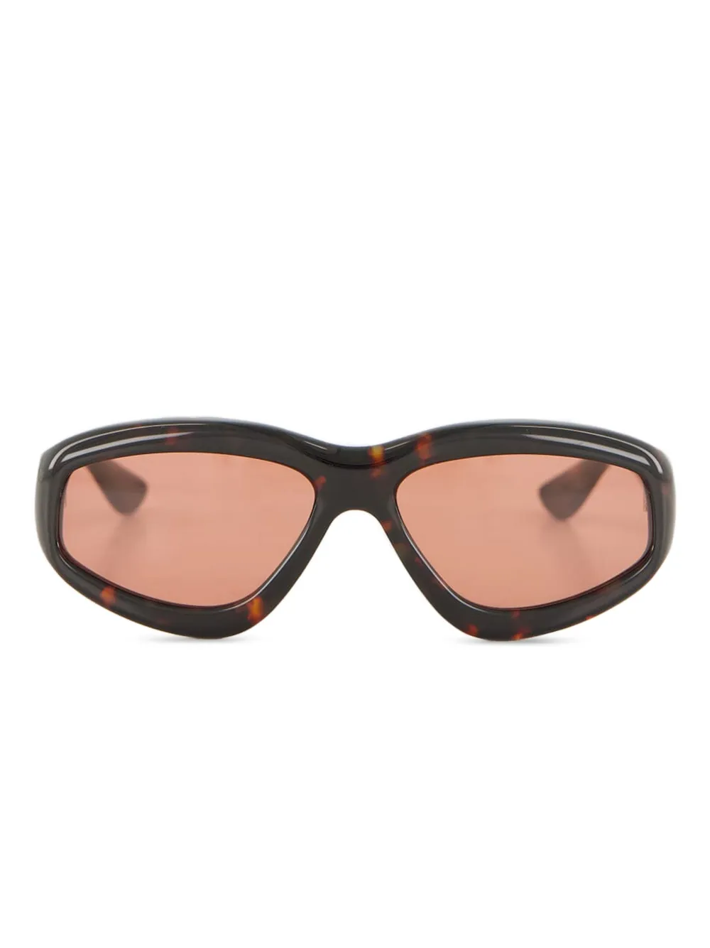 Irfan tortoiseshell geometric sunglasses