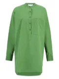 Matteau Popover long-sleeve mini shirt dress - Green