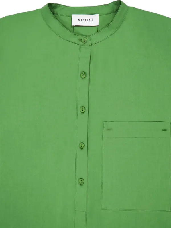 matteau green dress Crossback Linen Dress - Myrtle main image 0