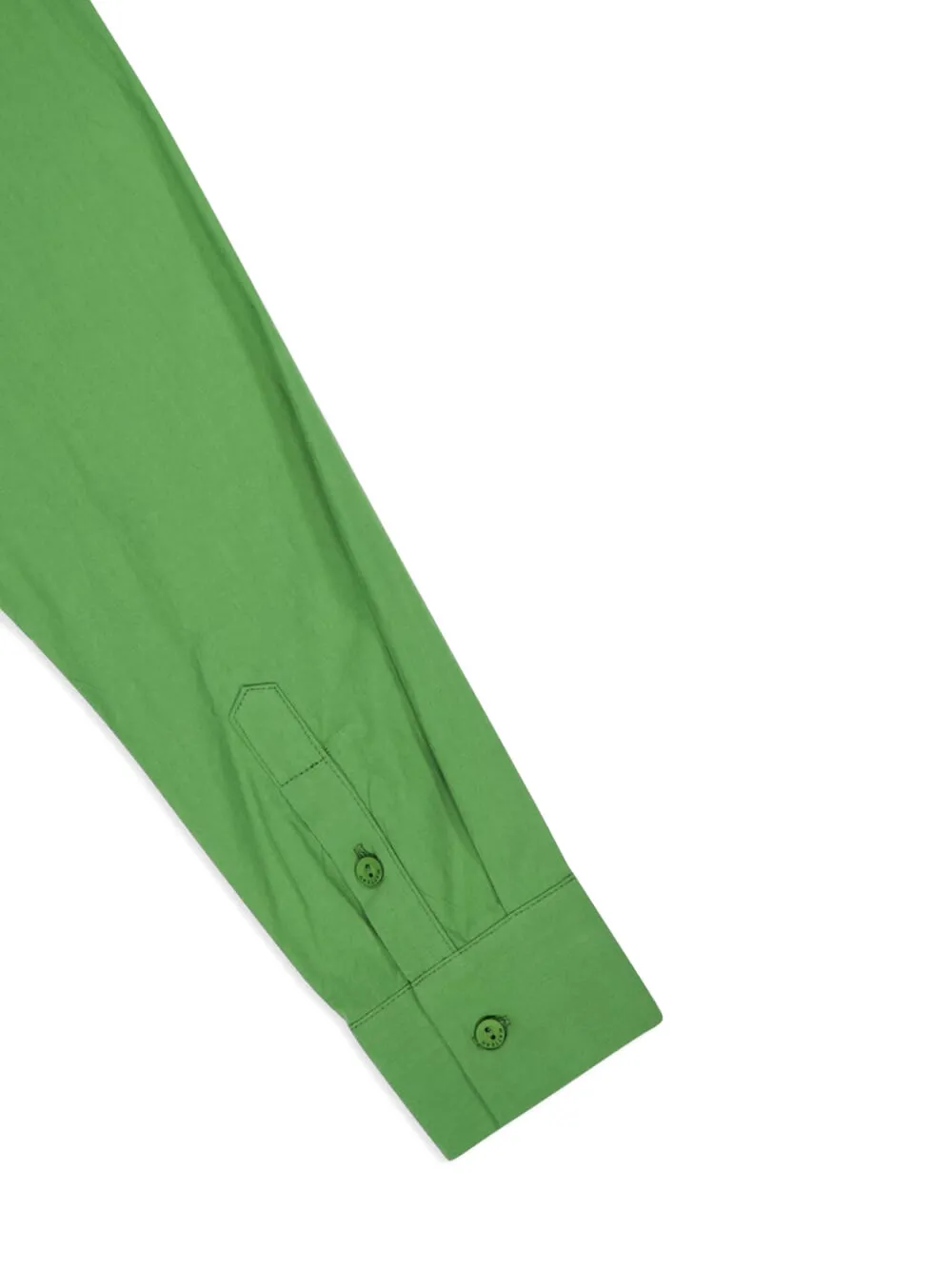 Matteau Popover Long-sleeve Mini Shirt Dress In Green