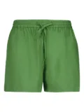 Matteau elastic-waistband cotton shorts - Green