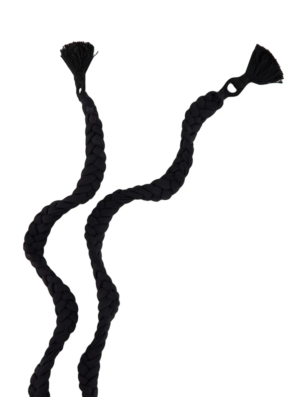 Johanna Ortiz braided-strap halterneck swimsuit Zwart