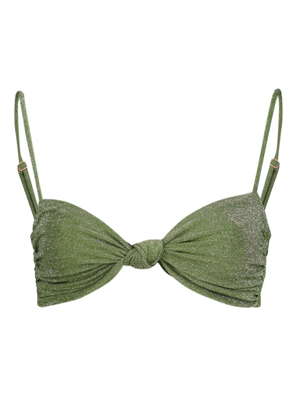 Heliconia shimmering bikini top