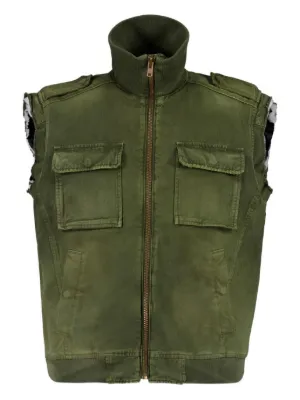 【関税＆送料込み】Mm6 Maison Margiela Gilet Clothing MM6 Maison Margiela V-neck button-fastening Waistcoat