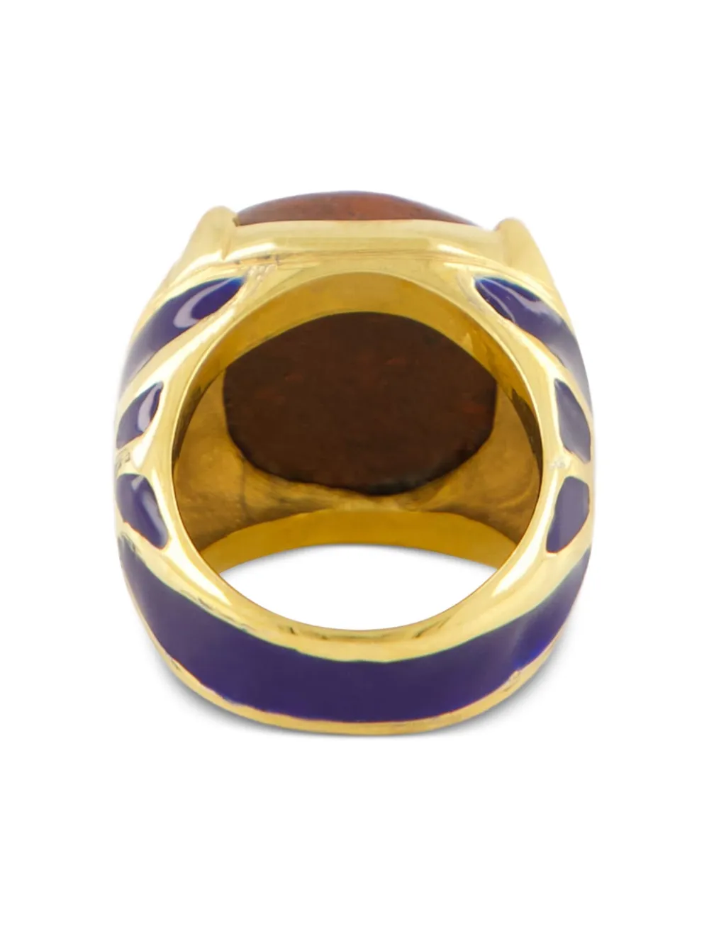  Paula Stone-embellishment Ring - Gold 