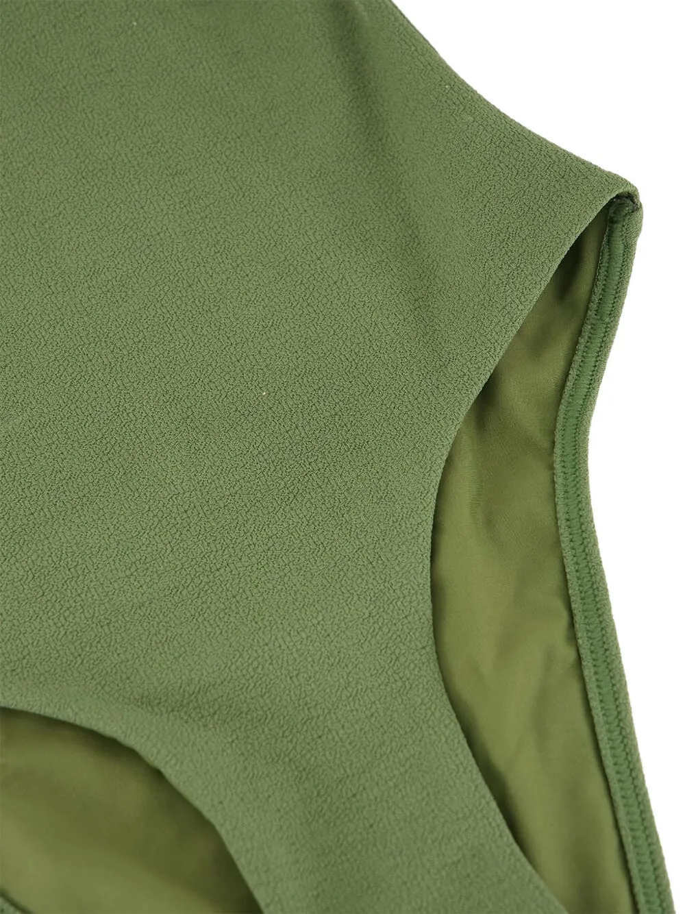 Matteau Badeanzug Mit Eckigem Ausschnitt In Green