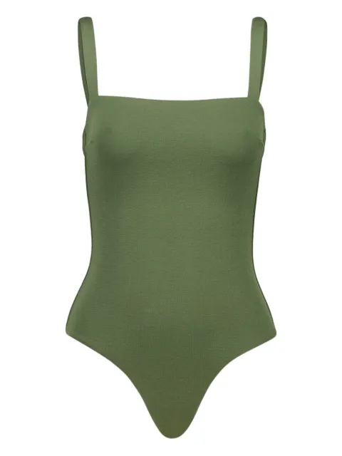 Matteau crinkle square-neck swimsuit