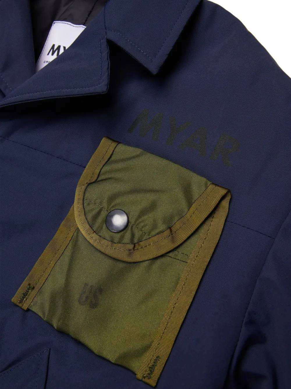 Myar Patch-pocket Jacket In Blue