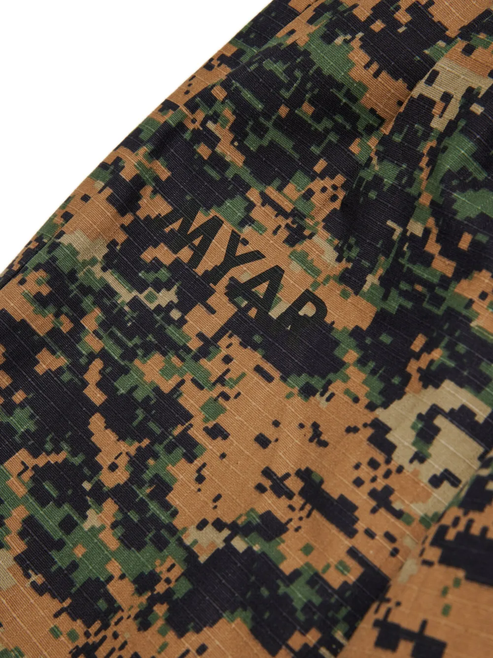 Myar Camo-panelled Trousers In Multi