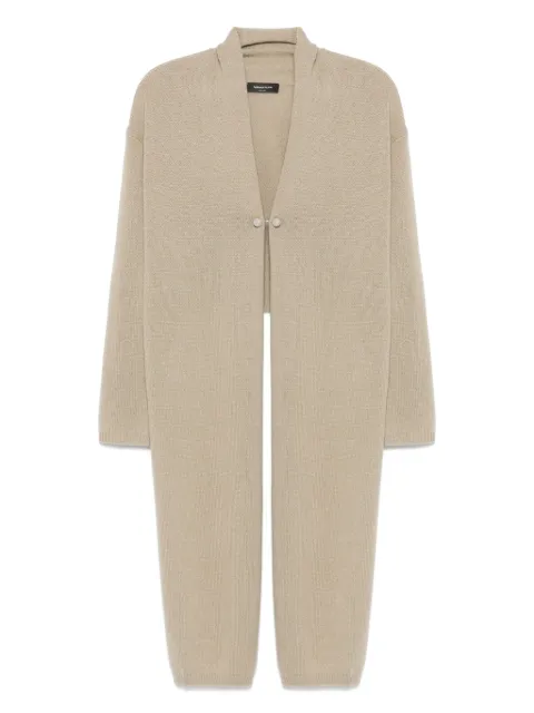 Fabiana Filippi button-fastening cashmere cardicoat