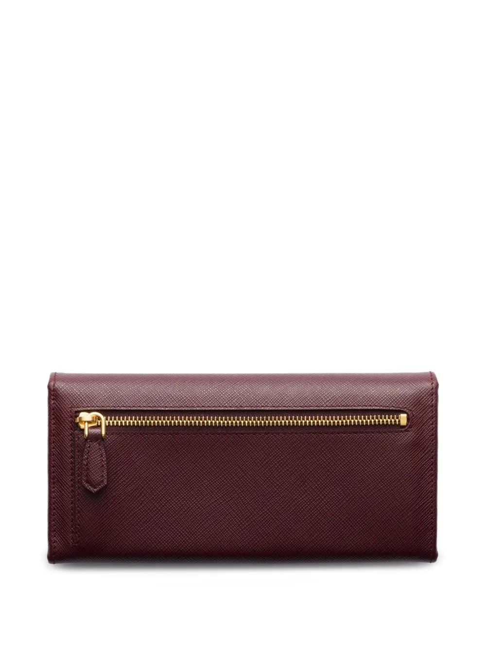 Prada Portemonnee van saffiano leer Rood