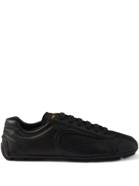 Prada Antiqued nappa leather sneakers