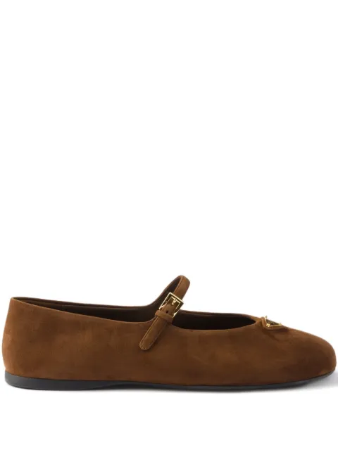 Prada embellished Mary Jane ballet flats