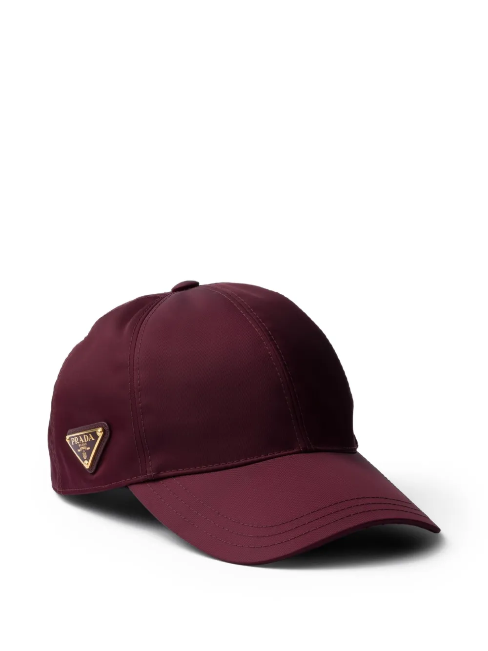 Prada logo-plaque baseball cap | Red | Image 1