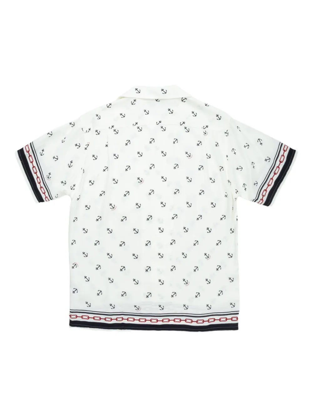 Blue Blue Japan graphic-print shirt - Wit
