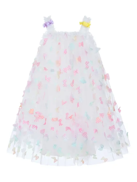Mimi Tutu butterfly-embellished ruffled dress