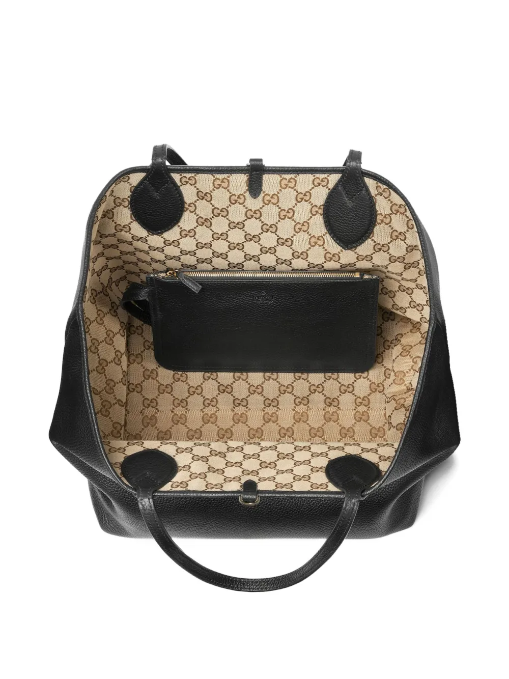 Gucci Totissima shopper van bewerkt leer Zwart